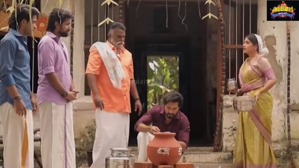 அய்யனார் துணை சீரியலில் புதிய திருப்பம்  வானதி மற்றும் பாண்டியன் காதலை ஏற்றுக் கொண்ட வானதியின் குடும்பம்
