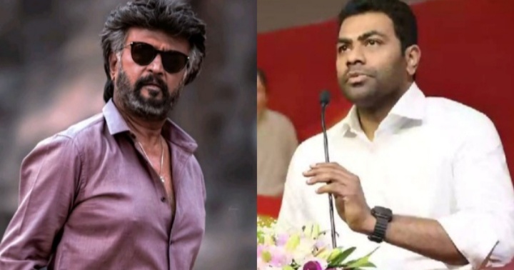 ரஜினிகாந்த் அரசியல் சர்ச்சை குறித்து ஆதவ் அர்ஜுனா விமர்சனம் மற்றும் ரஜினி பதில் அளிக்கும் நிகழ்வு