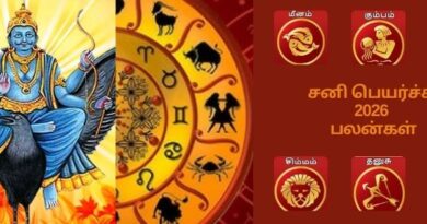சனிப்பெயர்ச்சி 2026