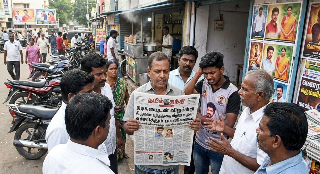 நடிகையுடன் விஜய்க்கு திருமண பந்தத்தை மீறிய உறவு