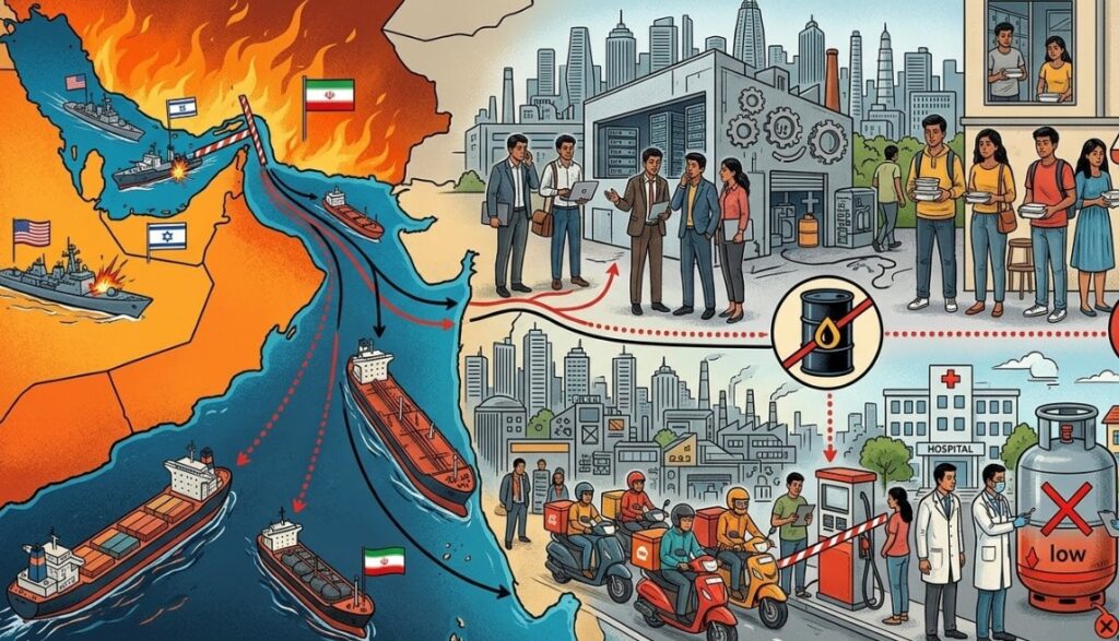 ஹார்மோஸ் ஜலசந்தி மூடப்பட்டுள்ளது