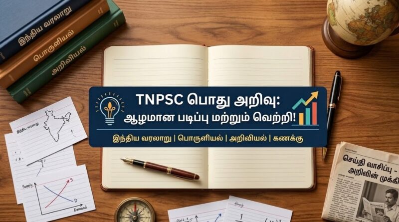 டிஎன்பிஎஸ்சி தேர்வுக்கான பொது அறிவு வினா விடைகள்