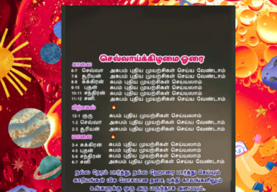 அமைதியை நிலைநாட்டும் செவ்வாய் ஓரை